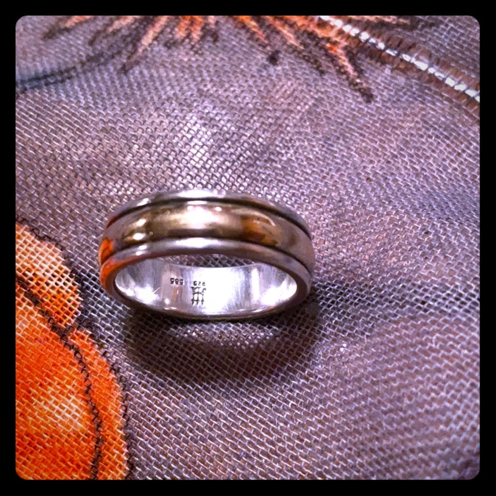 James Avery Simplicity Band 14k and Sterling